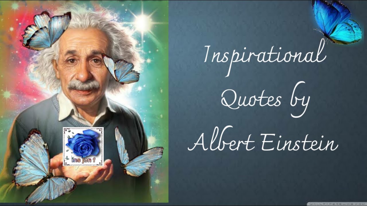 Inspirational Quote by Albert Einstein || “For every action, there is always opposite reaction”